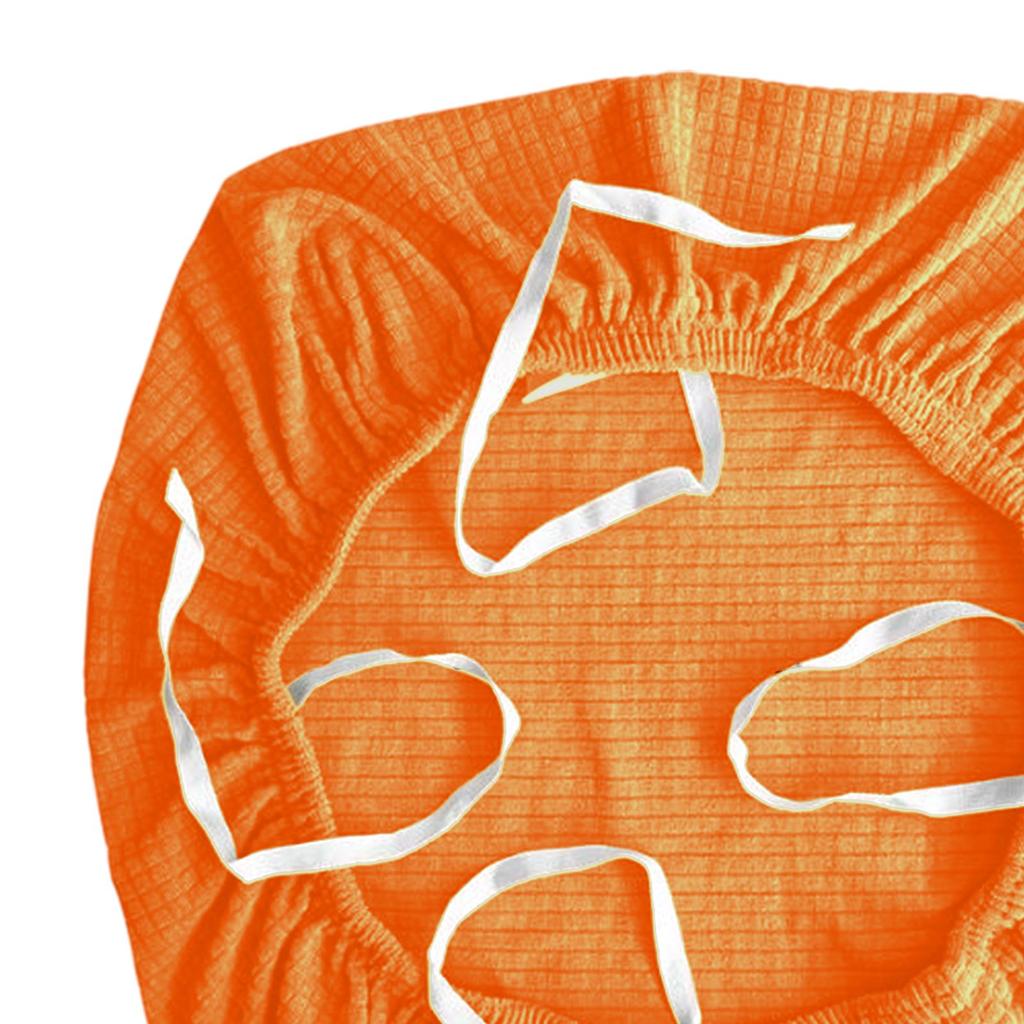 Washable Universal Swivel Chair Cover with Armrests Stretch Office Seat Protector Removable for Computer Desk