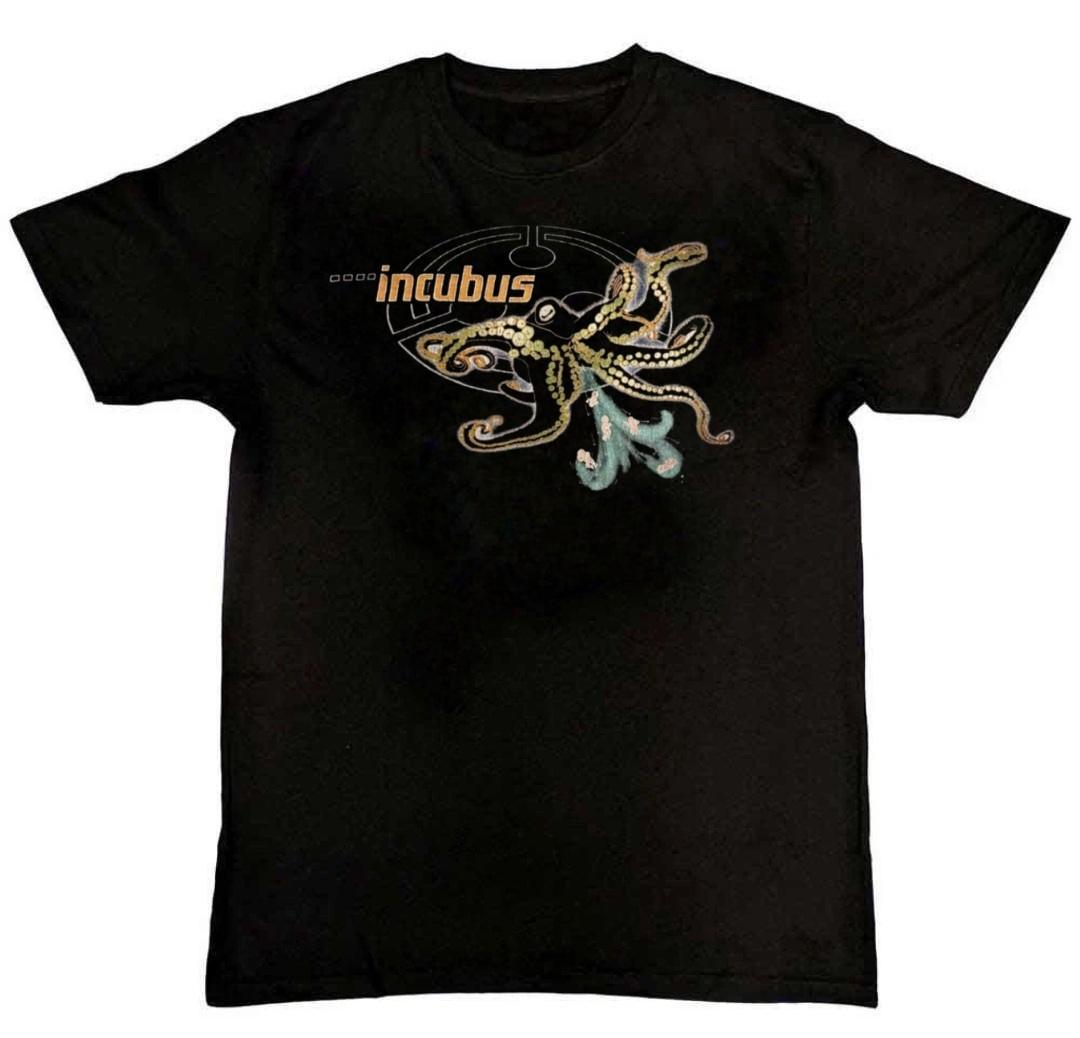 Incubus Band Octopus Graphic Print Unisex T-Shirt S M L XL 2 3 4 XL M