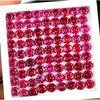 GIR CERTIFIED Round 6X6 mm Size AA+ Quality 50 PCS Natural Red Ruby Gemstone Lot