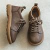 Men's Shoes 2026 Youth Sports and Leisure Retro Driving Board Shoes Thick Soled Non Slip Casual Leather Shoes
