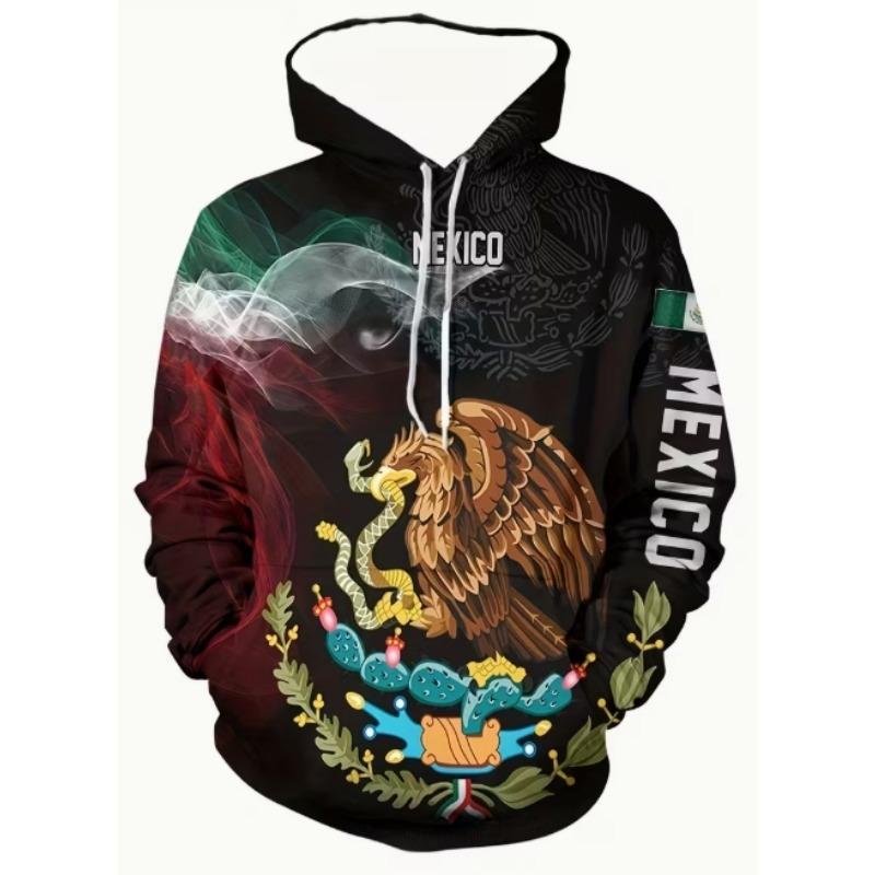 3D Men's Poker Card Pattern Hoodie, Long Sleeve Casual Hoodie, Fashion Pattern Hoodie Jacket