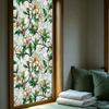 Stained Glass Privacy Window Film Flower Window Wall Decals UV
