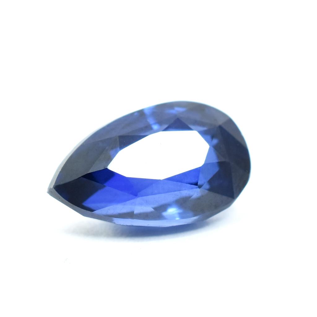 Beautiful Blue Tanzanite 7.25 Ct Natural CERTIFIED Loose Gemstone Rare Pear Cut