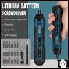 3.6V 1300mah Household Maintenance Repair Cordless Electric Screwdriver Rechargeable Lithium Battery Mini Drill Power Tools Set