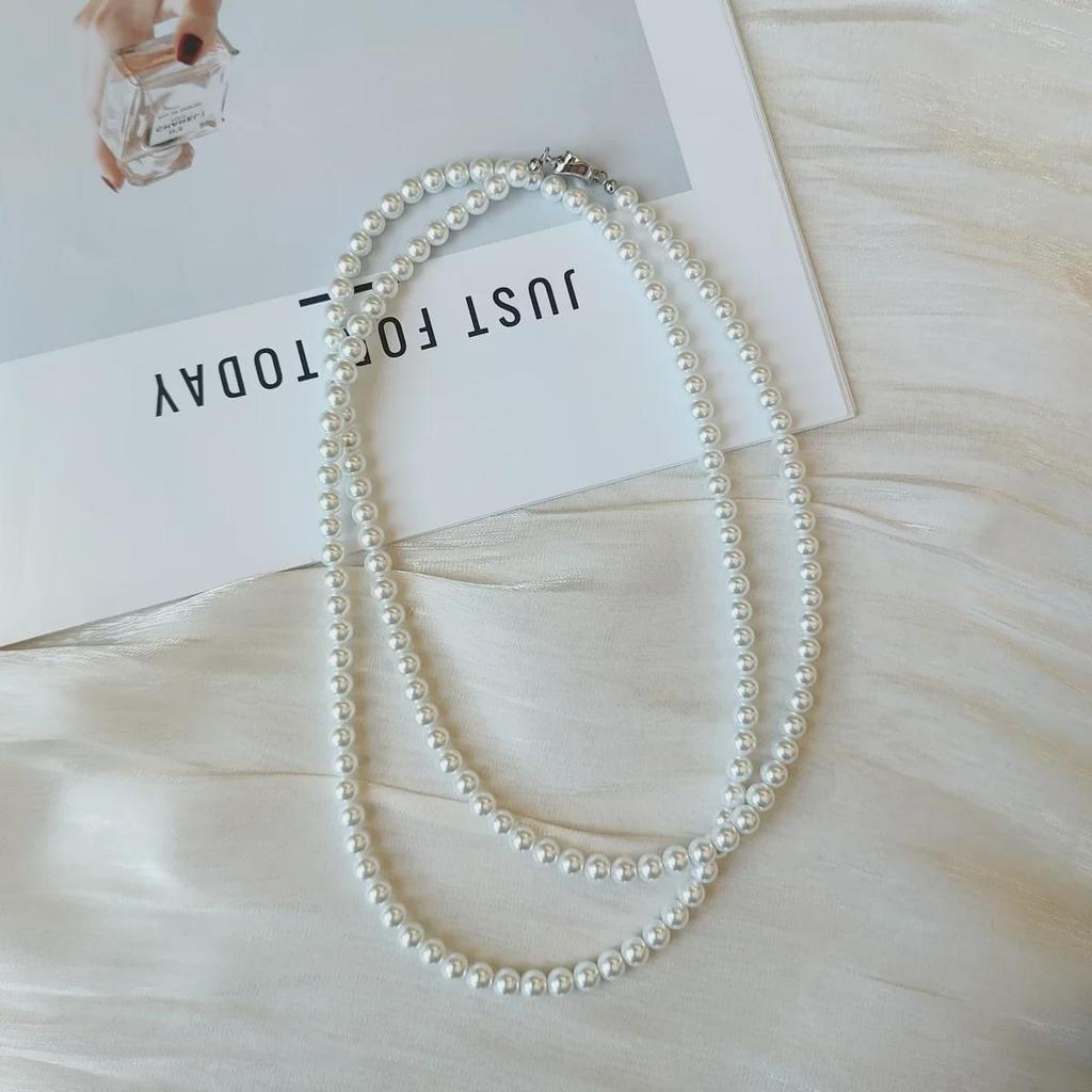 120cm Shijia Pearl Multi-Layered High-Gloss Long Necklace
