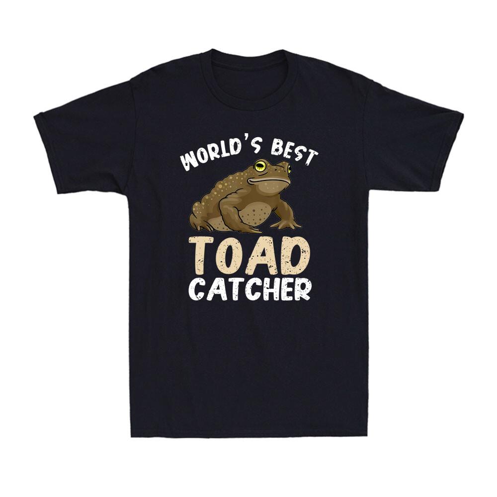 Worlds Best Toad Catcher Funny Toad Frog Amphibian Lovers Gift Unisexs TShirt