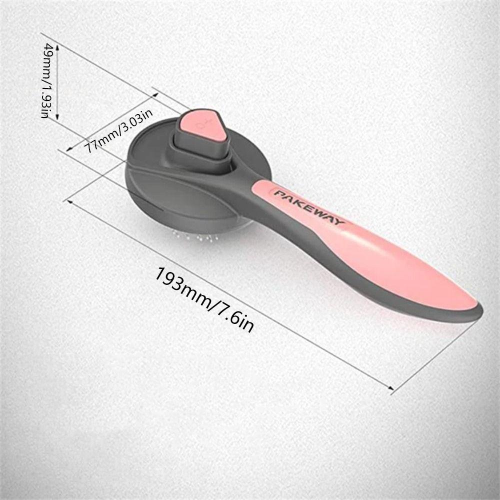 Edelstahl Katzenhaarentferner Schwimmendes Haarreinigung Haustierpflegebürste Schönheitsprodukte