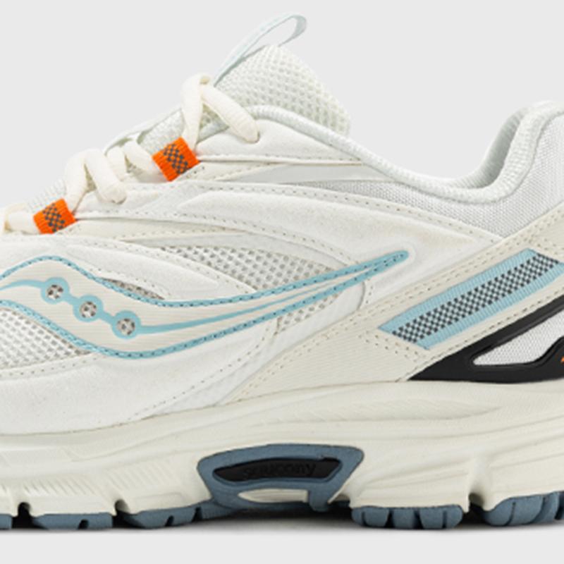 Saucony Cohesion 2K Lightweight Comfortable Shock Absorbing Non-Slip Durable Low-Top Running Shoes Unisex Running Shoes White Lavender S79016-1