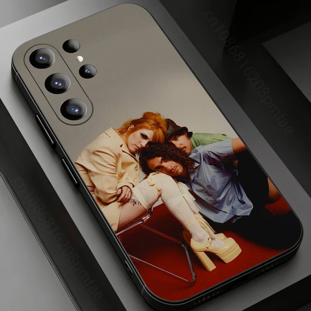 P-ParamoreS Band Phone Case for Samsung Galaxy S20,23 Ultra S24,22 Plus S25,26,21FE TPU Cover