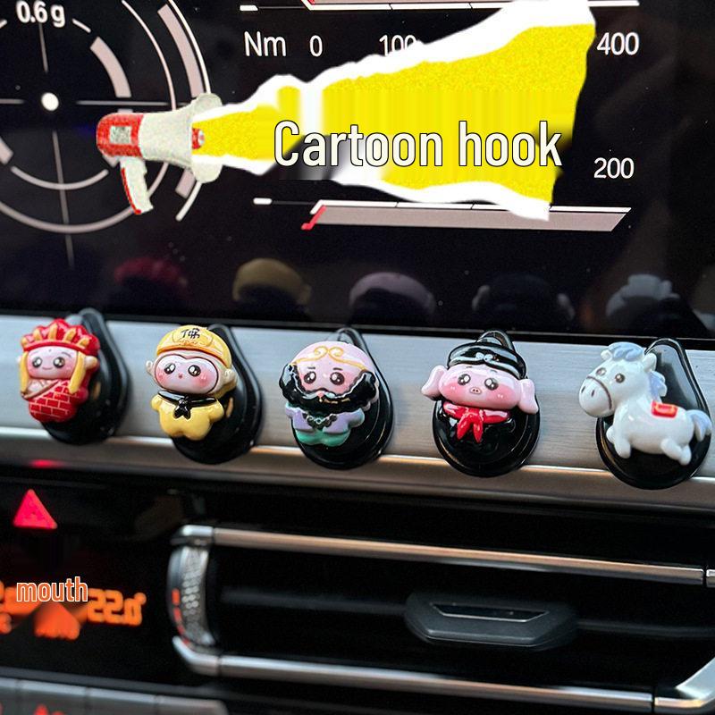 Cute Multi-Functional Car Co-Pilot Adhesive Hook