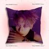J-Jackson Wang Pillow Case Plush Fabric Soft Pillowcase Double Sided Print Sofa Cushion Cover Throw