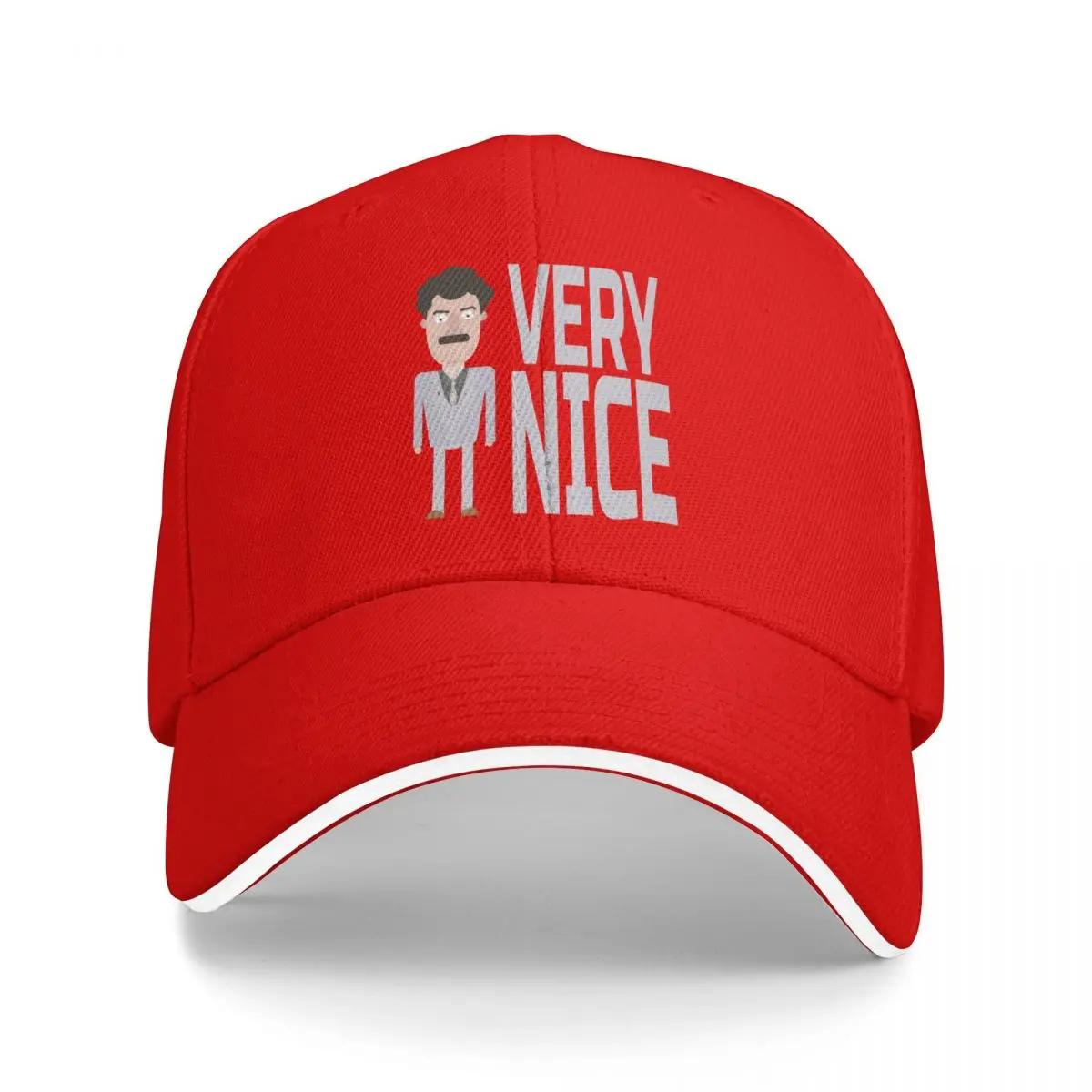 Baseball Caps Borat Very Nice Quote Customized Casual Unisex Summer Caps One Size