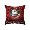 Merry Christmas Santa Claus Print Pattern Cushion Cover Home Living Room Sofa Decoration Pillow Pillow Cover