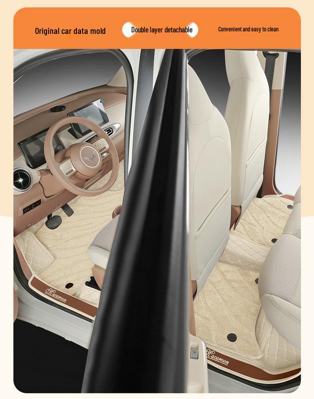 Wuling Hongguang Miniev Floor Mats, Full Coverage, 25 Designs, Four-Door, Macaron Style, for New Energy Vehicles