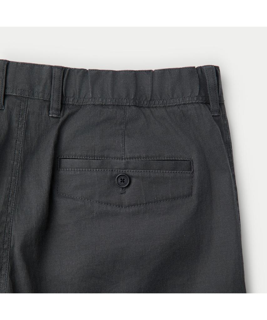 Silijeu Cotton Linen Standard Fit Shorts Sapom26801Chx