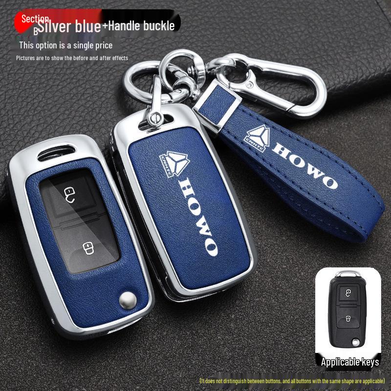 Sinotruk Howo Max, TH7 & Warrior Key Case for Light & Heavy Trucks - Men's Shell Bag with Buckle