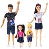 New Model Available In 30Cm Size, A Family Of Four Doll For Casual Home Play And Children'S Pretend Play, Perfect As A Gift