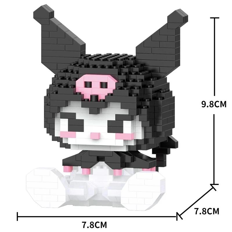 KEEPPLEY Sanrio Аниме Хелло Китти Моя Мелоди Синнаморолл Помпомпурин Куроми Строительные Блоки Девочка Ребенок Праздник Рождественский Подарок original box