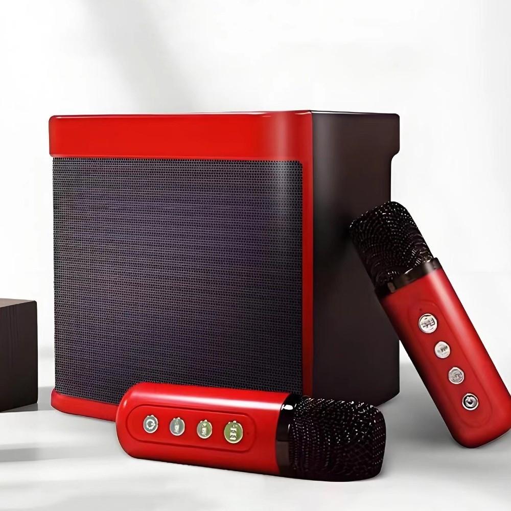 Bærbar Bluetooth-høyttalersett Multifunksjonell Mini Hjemmekaraokehøyttaler Hjemmekaraoke