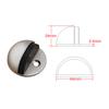 Retail Floor Mounted Door Stop Glass Door Stopper Hardware Doorstops