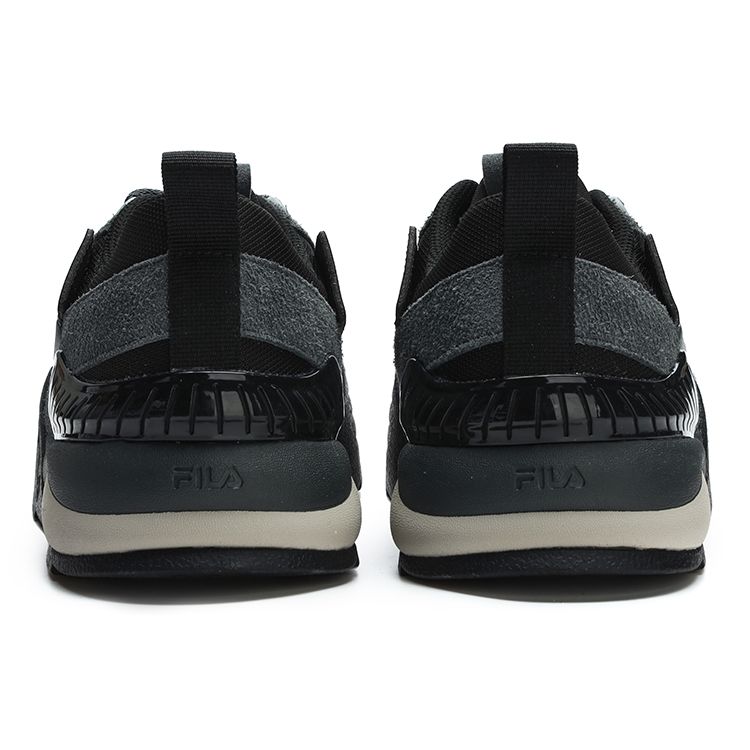 Fila Pala Fabric Casual Modern Low-Top Sneakers Men Sneakers Black Shadow-Gray F12M311203FBD