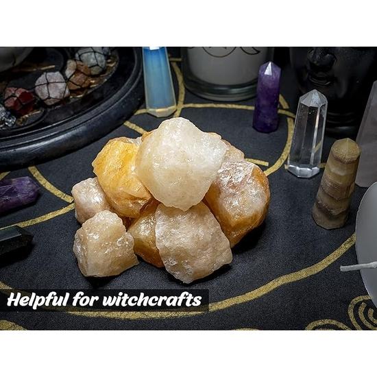 Crocon Avventurina Gialla Grezza Sfusa Pietra Naturale Pietra Grezza Burattatura Cabochon Lucidatura Estrazione Gemme Equilibrio Chakra Reiki : 1/2 libbra