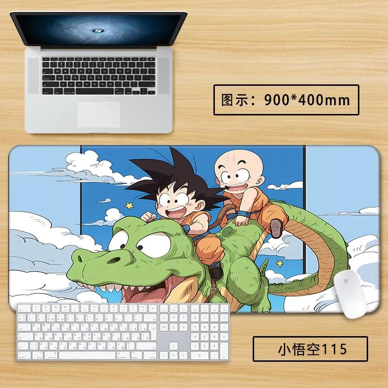 Neuer Schlichter Stil Son Goku Leder Mauspad Übergröße Animation Dragon Ball Kakarotto Kreative Computer Tastatur Büro Rutschfest Wasserdicht Tischmatte