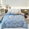 Garden Colorful Floral Pattern Quilt Cover 1Pc 100% Cotton Luxury Duvet Cover Skin-friendly Soft Easy Care Queen Size Bedding