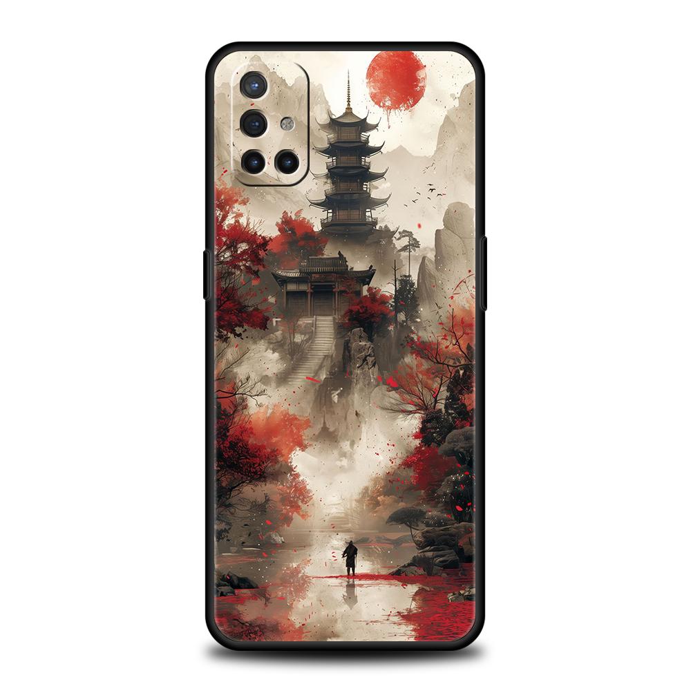 

Чехол для телефона для OnePlus 13 12 11 10 9 Pro 9T 13R 12R 10R 9R 9RT 10T 8T 8 Nord 2T CE 2 3 5G N30 Обложка Японское аниме Пейзажное искусство OnePlus 9RT 5G