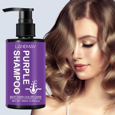Șampon Violet-pentru Păr Blond, Decolorat, Argintiu sau cu Șuvițe Căprui-Potrivit pentru Toate Tipurile de Păr, 200ml