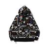 Bape Hand Draw Pullover Hoodie 0ZXSWM114301M
