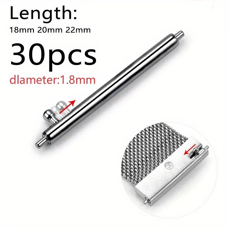 30pcs Quick Release Pins 1.5mm Diameter Watchband Pin for Smart Watch 18mm 20mm 22mm Strap Spring Bar Band Accessories