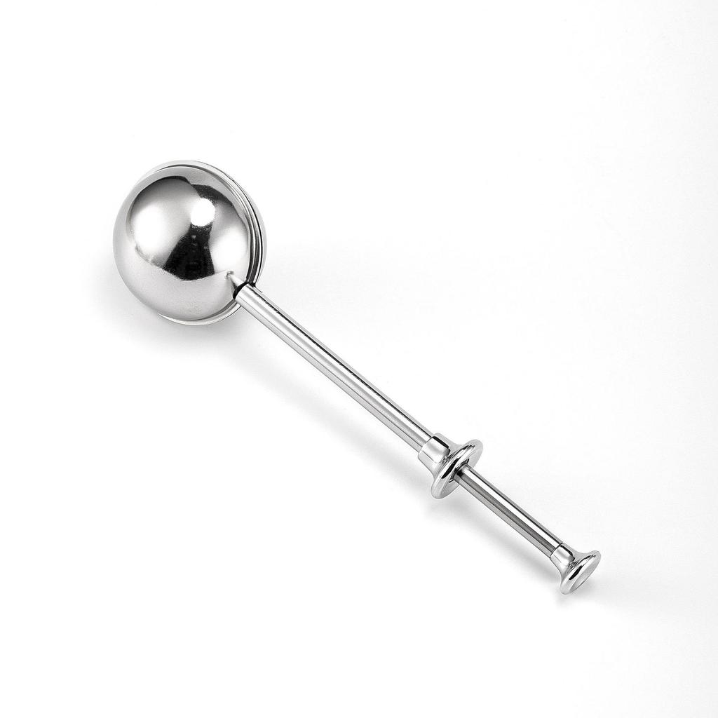 Creative 304 Stainless Steel Telescopic Tea Infuser & Strainer Hemisphere Powdered Sugar Sieve