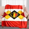 Belgian Football Association Emblem Blanket Suitable for Sofas, Beds, Offices, And Camping - Perfect Gift for Halloween Christmas