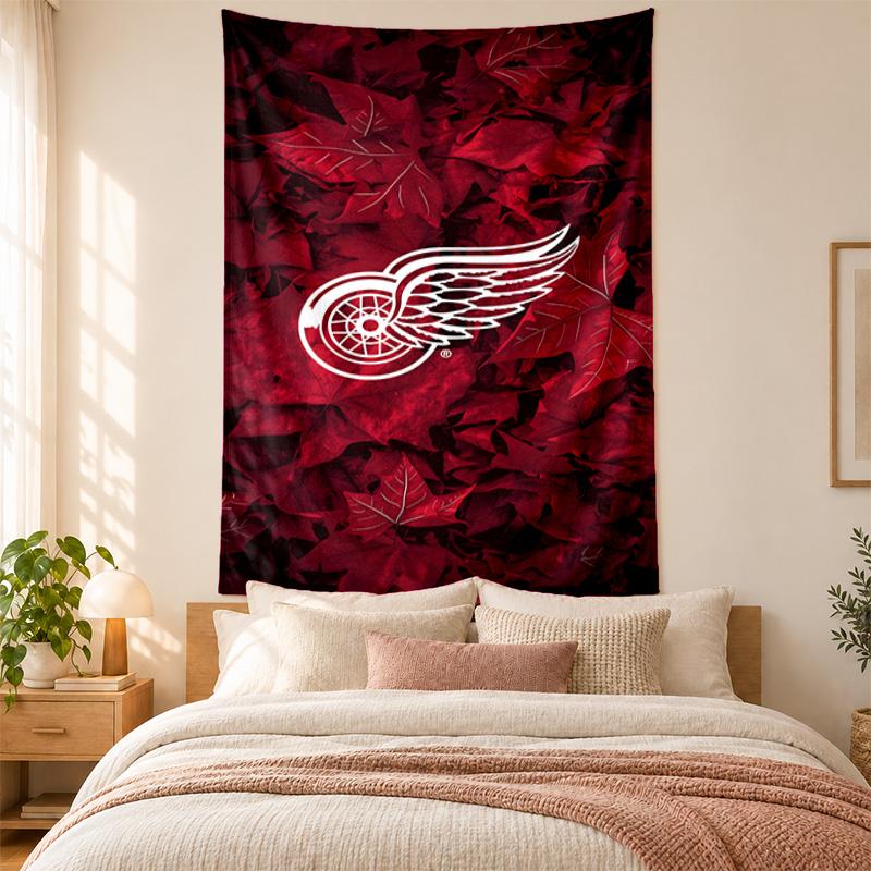 Detroit Red Wings Tapestry highquality for decorating living room bedroom dorm walls ideal as bedroom wallart orholiday gift