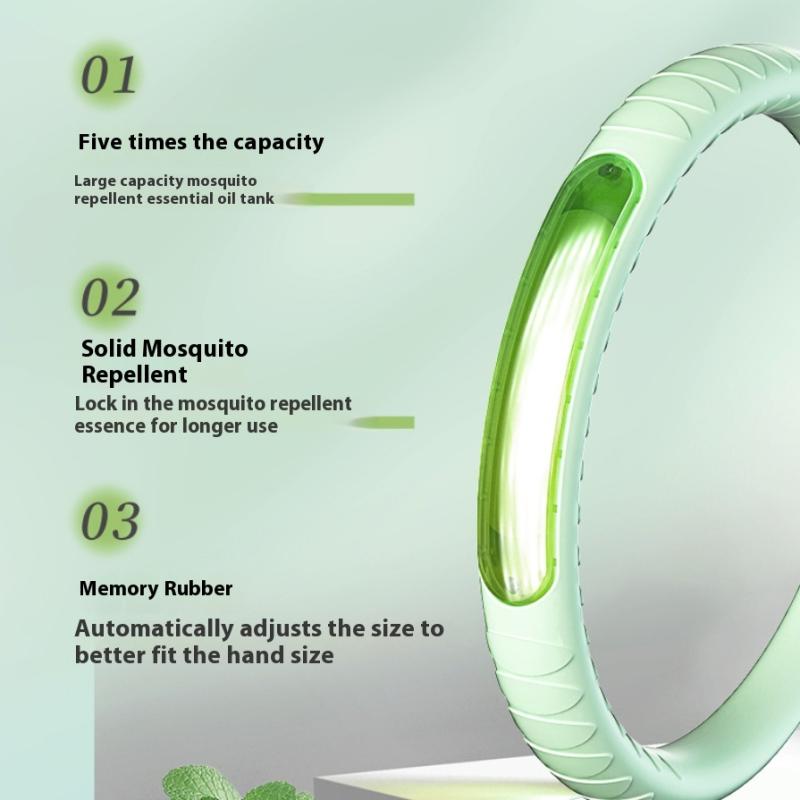 Anti-Mosquito Repellent Bracelet Outdoor Mosquito Artifact Portable Plant Essential Oil Waterproof Wristband
