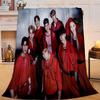 1PC K-pop Group Stray Flannel Blanket Gift, Suitable for Both Men And Women, Soft Ideal for Beds And Sofa, Birthday Or Christmas Gift
