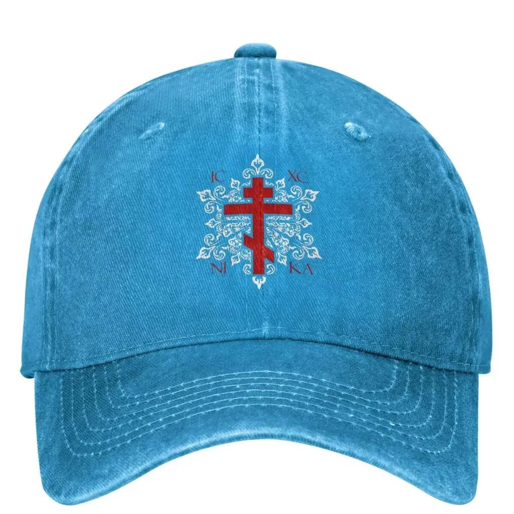 IC XC NIKA Ornate Cross Baseball Cap Trendy Couple Women Hip Hop Hats Design Outdoor Sport Baseball Caps Gift