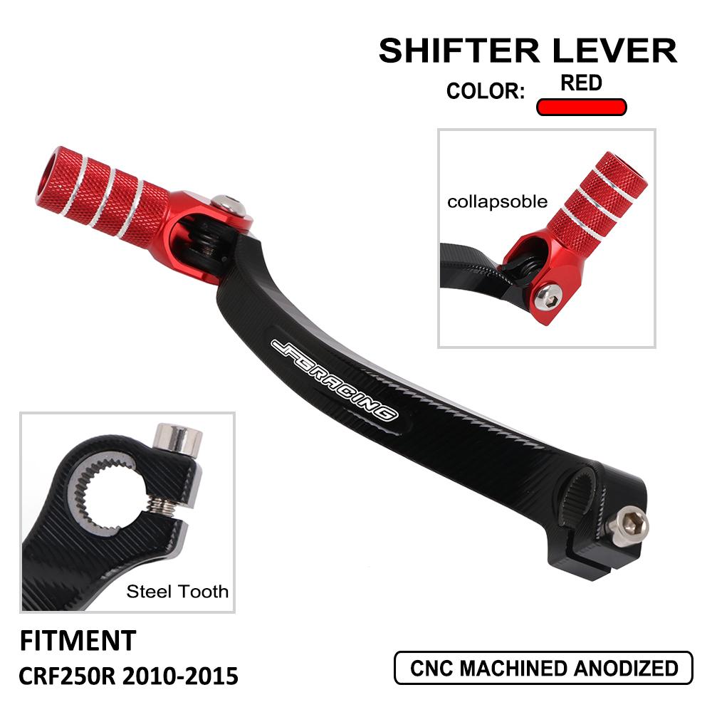 Motorrad CNC Faltbarer Schalthebel Schalthebelpedal Bremspedal Für HONDA CRF450R CRF250R CRF 450R 250R 250 450 R 230F 250RX