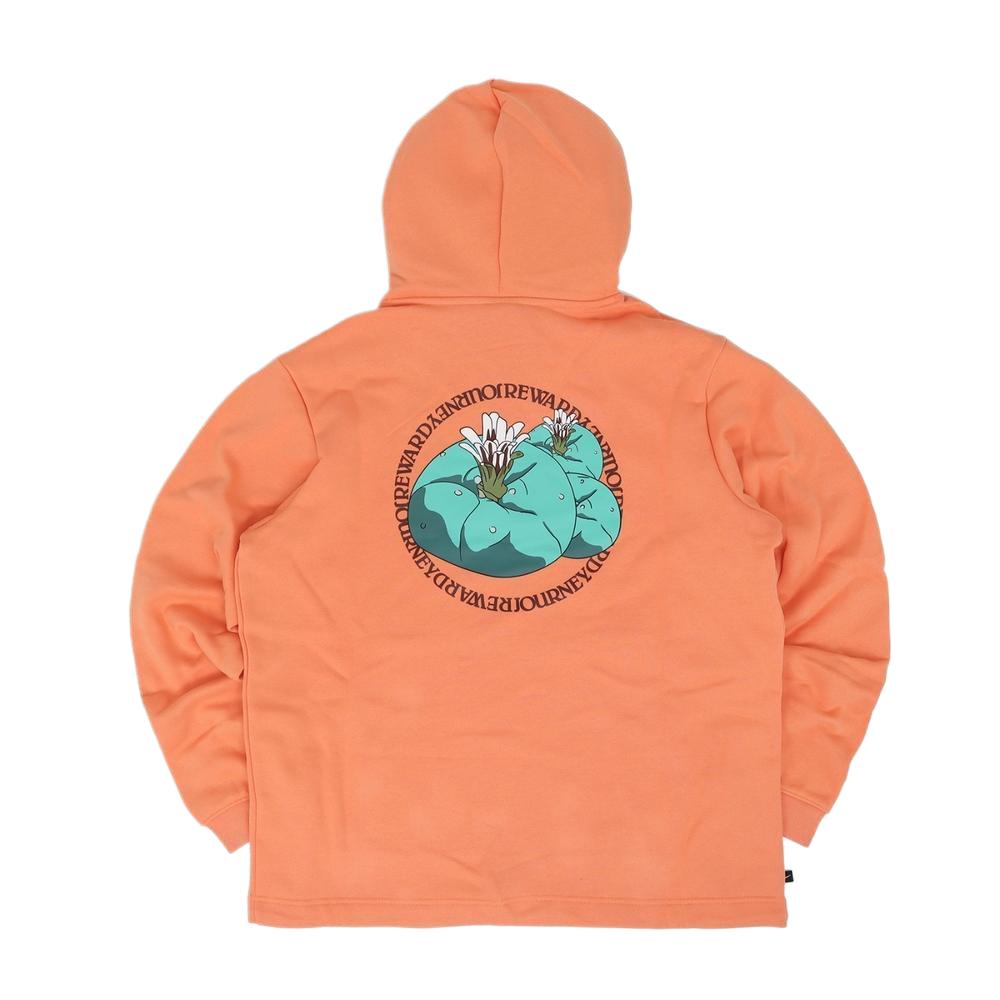 Nike Floral Letter Print Casual Hoodie Men Hoodies Orange Yellow DQ6112-871