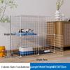 DIY Spacious Indoor Cat Iron Mesh Villa with Litter Box Space