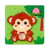 Kids' 3D Animal Food Matching Puzzle Board - Early Learning Educational Toy
