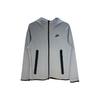 Giacca Antivento Traspirante con Cappuccio Giubbotti Uomo Argento CU4480-077