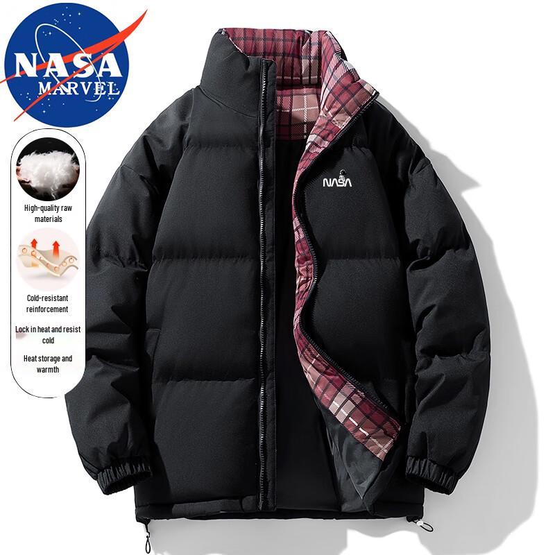 NASA MARVEL Men's Stand Collar Padded Jacket