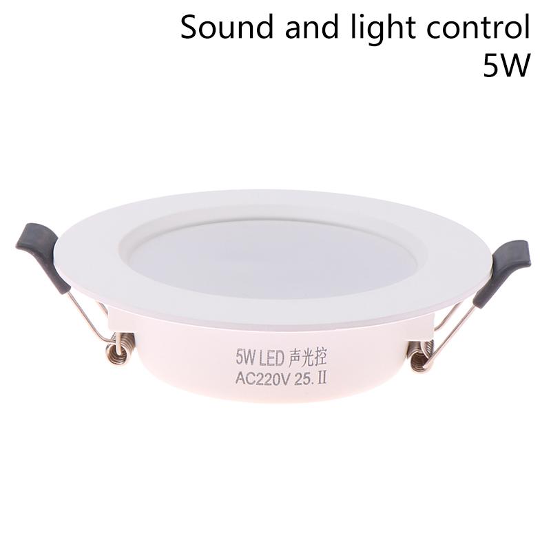 Motion Sensor Spot Led Downlight Lamparas 220V Ceiling Light 5W 7W 9W Warm/Cold White Panel Light For Hallway Stair Depot