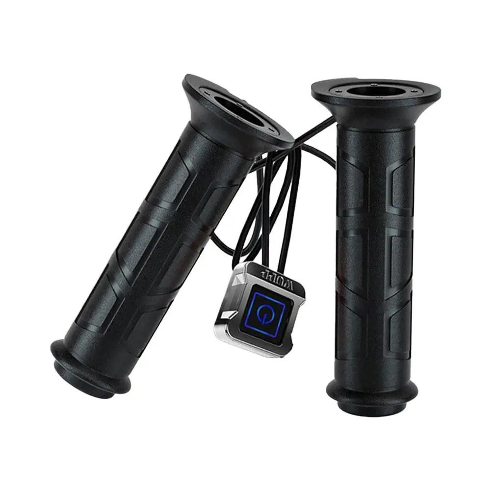 12v ATV Beach Motorcycle 22mm Handlebars Heated Handles Motocross Grips For Throttle Speed Rergulator Accessories Universal H4D2
