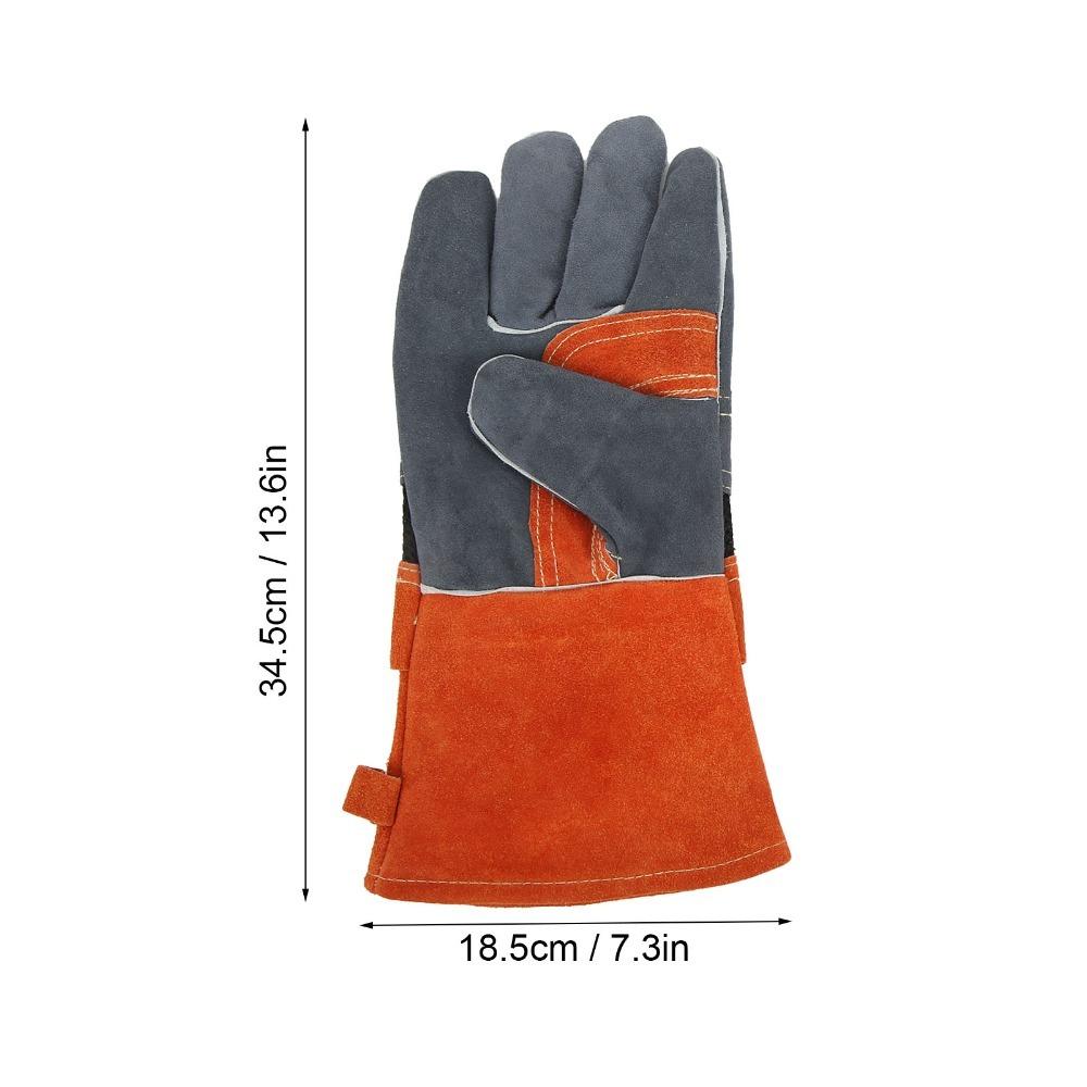 1 Pair Insulated Insulated Gloves Polyester Welding Gloves Durable Fireproof Gloves Kitchen Baking