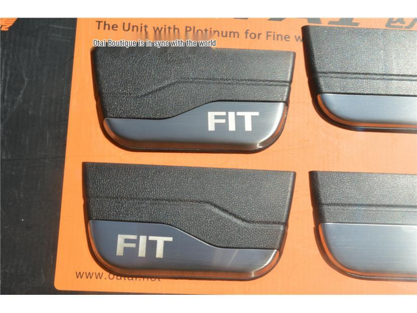 Stainless Steel Welcome Pedal Door Sill Strips for 14-18 Fei Models