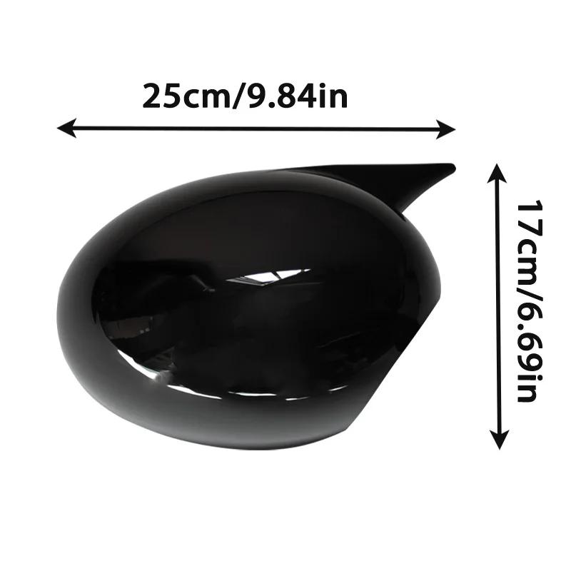 Pentru Mini Cooper R50 R52 R53 Volan pe stânga Autocolant Plastic 2 buc Capace Capac Oglindă Laterală Retrovizoare Carcasă de protecție