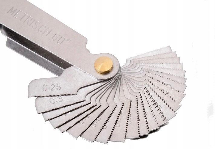 Thread Gauge Template Ruler Metric 24 Pcs Falon-Tech Ft0024
